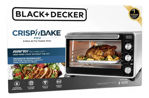 Horno De Mesa Eléctrico Black+decker To3215ss Gris