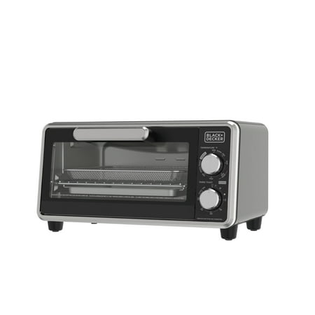 Horno Tostador Black+decker To4225 4 Rebanadas Plateado Plateado