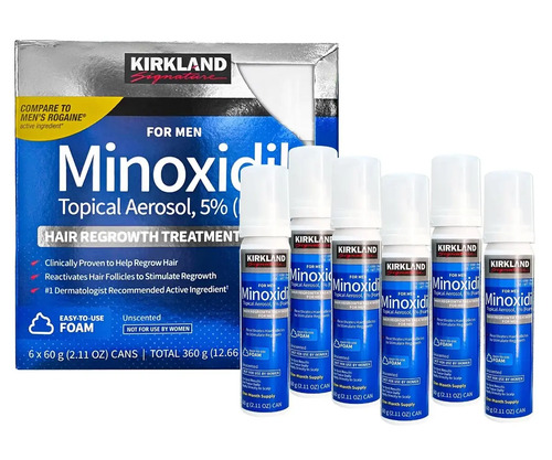 Kirkland Signature Minoxidil 5% Extra Strength Men Hair Regrowth Solution 2