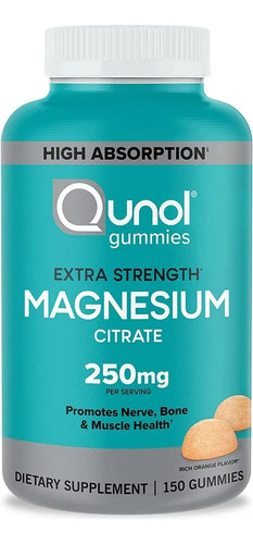 Unol Extra Strength Magnesium Citrate Gummies 250mg (150 Count)