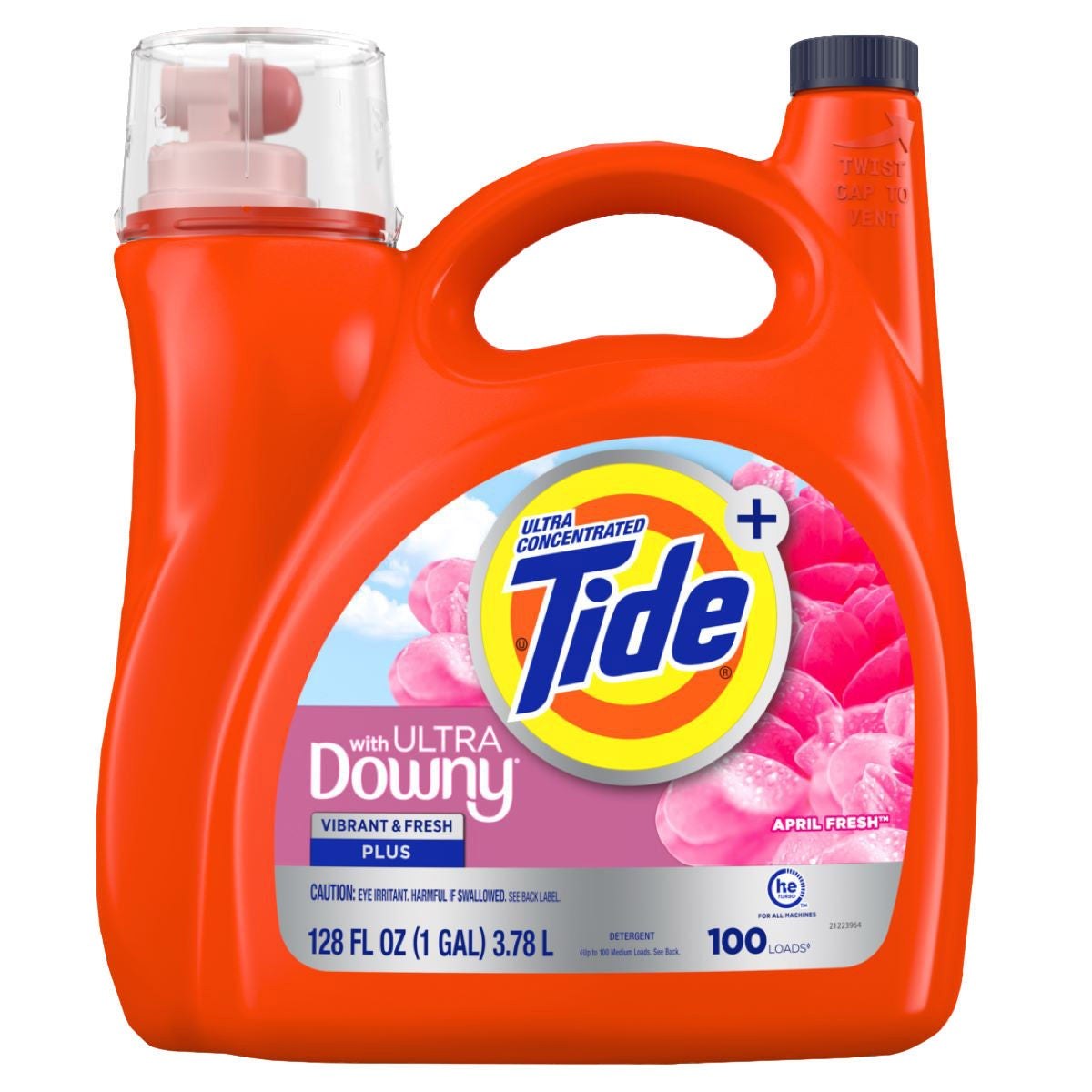 Tide Ultra Concentrated with Ultra Downy April Fresh | Ultra Concentrado, Aroma April Fresh, Con Suavizante, Fórmula Potente 2