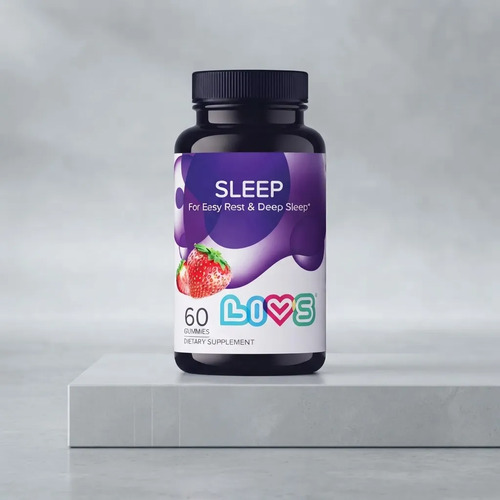 Gomitas Livs Sleep Melatonina Y Magnesio Sabor Fresa 60u Fresa 3