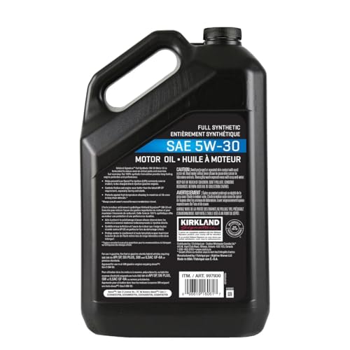 Aceite Sint?tico Kirkland Signature 5W-30 para Veh?culos de Alto Kilometraje, Paquete de 2 Unidades de 5 Cuartos de Gal?n. 6