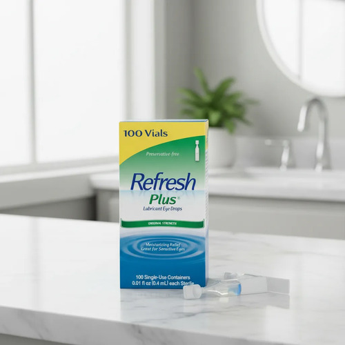 Refresh Plus Gotas Lubricantes Oftálmicas (caja Con 100 Vials) 5