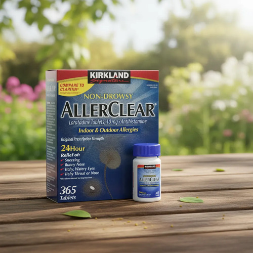Loratadina 10 Mg Allerclear Kirkland Signature 365 Tabletas 2