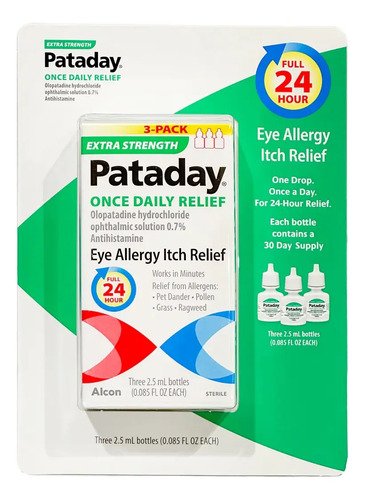 Pataday Extra Strength 3 Pack 2.5 ml