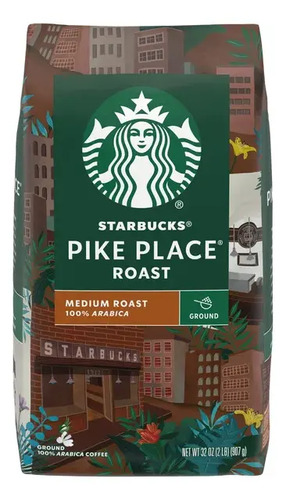 Starbucks Pike Place Roast, Ground Coffee 907g