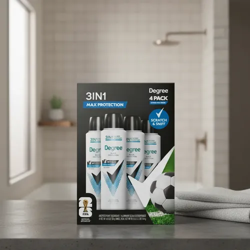 Desodorante Degree Men Max Protection Spray Fresh 4 Pack 4.8 Fresh 2