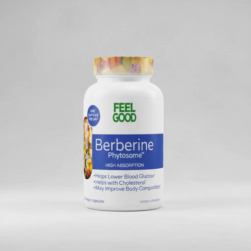 Berberina Phytosome Feel Good 120 Cápsulas Alta Absorción Neutro 3