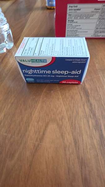 Valu Health Nighttime Sleep Aid Difenhidramina 25 Mg 36 Caplets 2