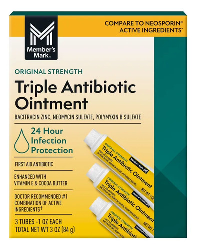 Member's Mark Triple ointment infection cream
