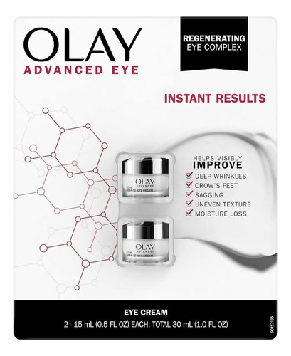 Crema Contorno Ojos Olay Advanced Anti-arrugas Ojeras 2 Pack Normal Noche 5