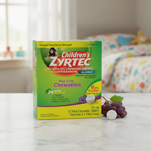 Children's Zyrtec Children's Allergy 72 Chewable Tablets 2