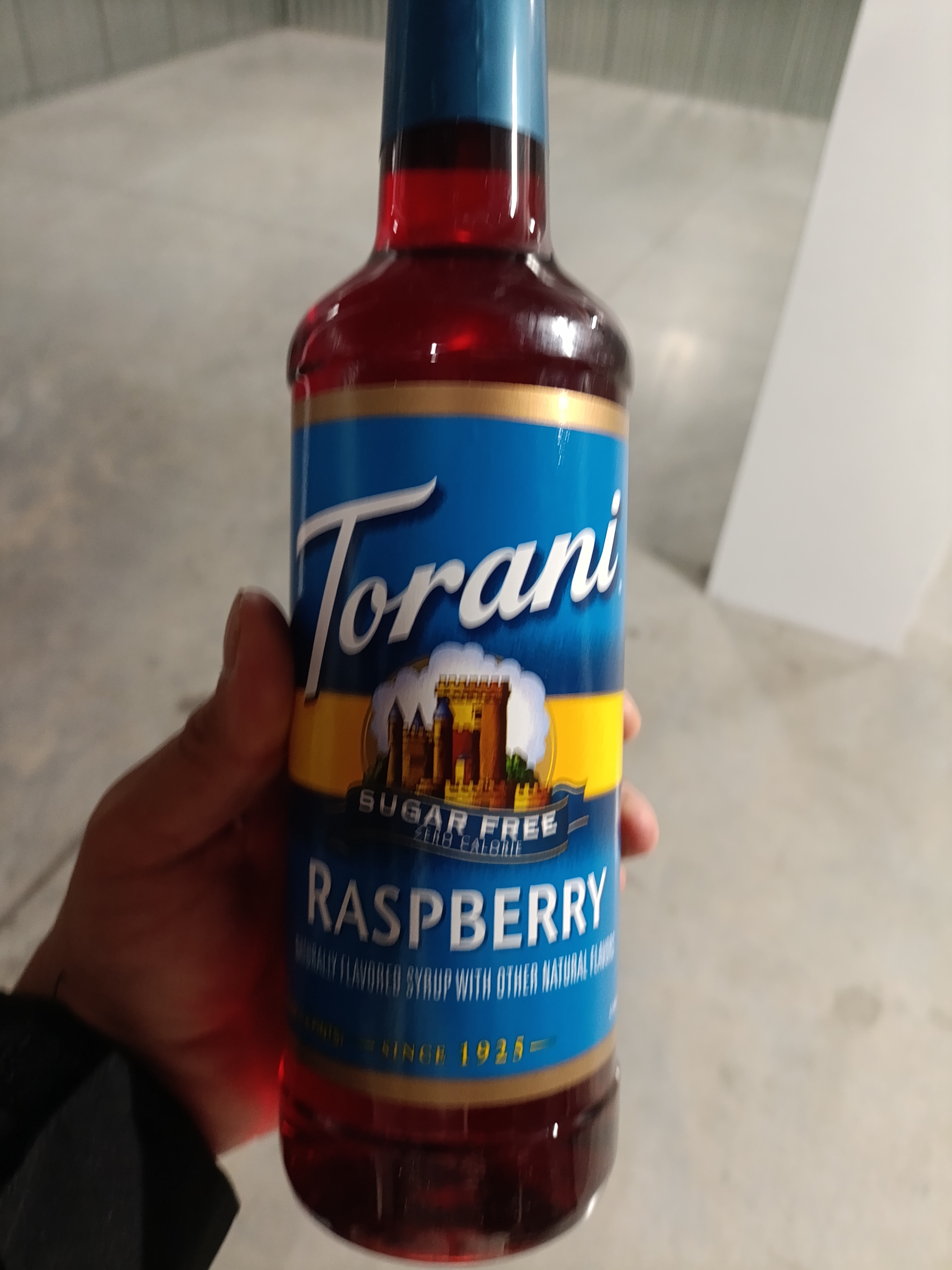 Jarabe Torani Frambuesa Sin Azucar Keto Bebidas 750ml 4
