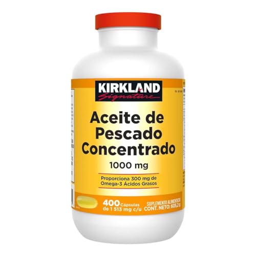 Kirkland Signature Fish Oil Concentrate with Omega-3 Fatty Acids, 400 Softgels, 1000mg 2