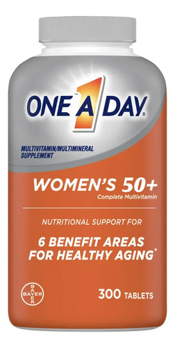 Multivitamínico One A Day Para Mujeres De Más De 50 C/ 300 Comprimidos Sin Sabor