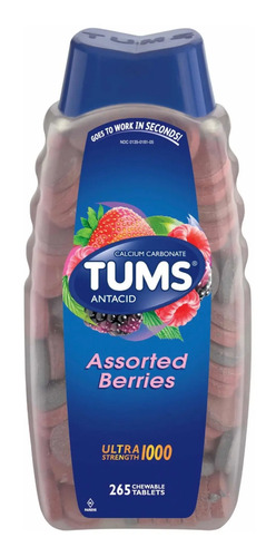 Tums Ultra Assorted Berries 265 Tablets