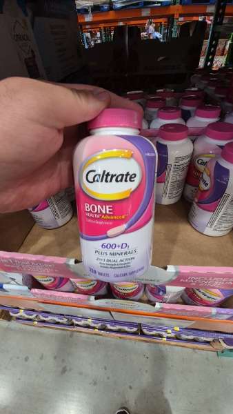 Caltrate Bone Health Advanced 600+D3 Plus Minerals 2 in 1 Dual Action Calcium Supplement
