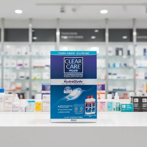 Solución Clear Care Plus Limpiador Desinfectante Hidrógeno Lentes Contacto 5