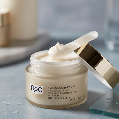 Crema Facial Roc Retinol Correxion Max Hydration Antiarrugas Mixta Día 3