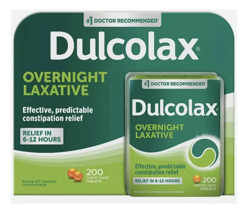 Dulcolax Laxante 5 mg, 200 Tabletas con Cubierta Confort 3