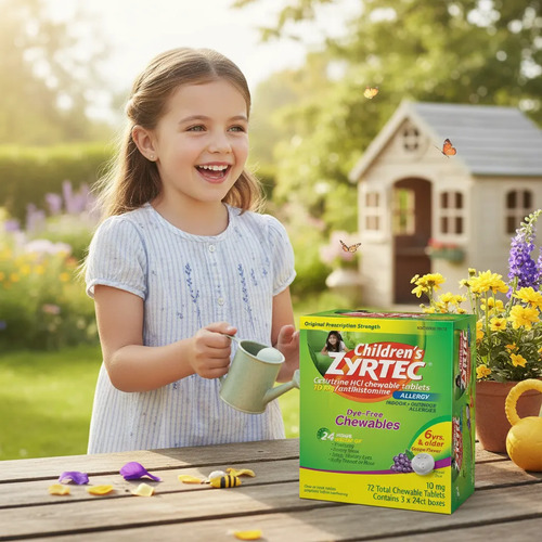 Children's Zyrtec Children's Allergy 72 Chewable Tablets 3