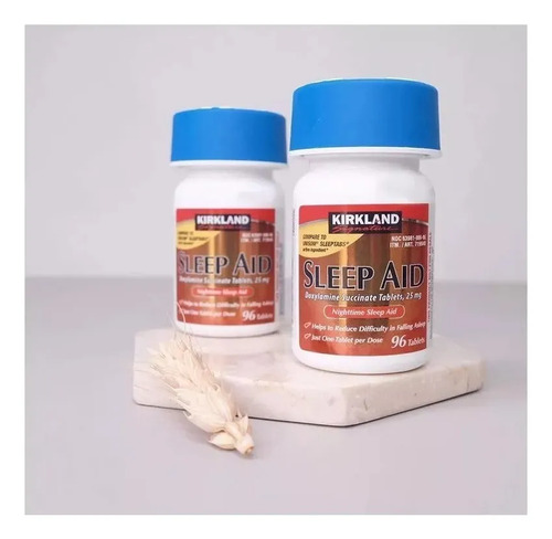 Suplemento En Tabletas Kirkland Signature Sleep Aid Sin Sabor De 96 Un 3