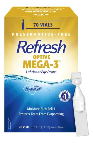 Refresh Optive Mega-3 Lubricant Eye Drops 70 Vials 4