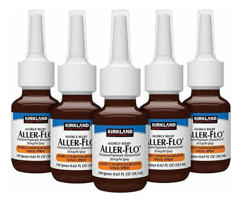 Kirkland Signature Aller-Flo Spray Nasal Alivio Alergia 5x18.2ml 2