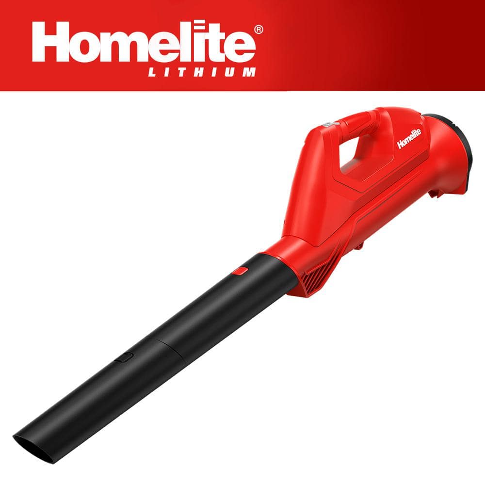 Sopladora Eléctrica Homelite Lithium 12v Cordless Blower Rojo 2