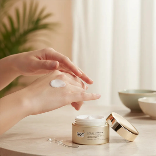 Crema Facial Roc Retinol Correxion Max Hydration Antiarrugas Mixta Día 2