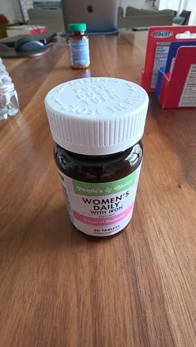 Multivitamínico Mujer Con Hierro People's Choice 30 Tabletas Sin Sabor