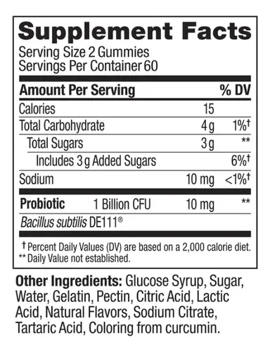Probióticos Olly Gomitas Salud Digestiva Mango 120 Gomitas Mango 4