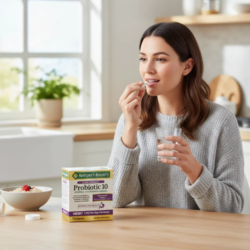 Natures Bounty Probiotic 10 Ultra Strength 70 Cápsulas Sin Sabor 4