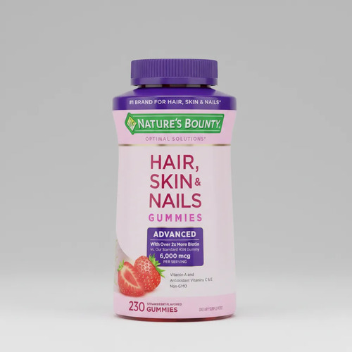 Gomitas Para Cabello, Piel Y Uñas, 2 X Biotina, 6000 Mcg, 230 G Fresa 5