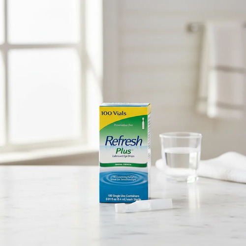 Refresh Plus Gotas Lubricantes Oftálmicas (caja Con 100 Vials) 2