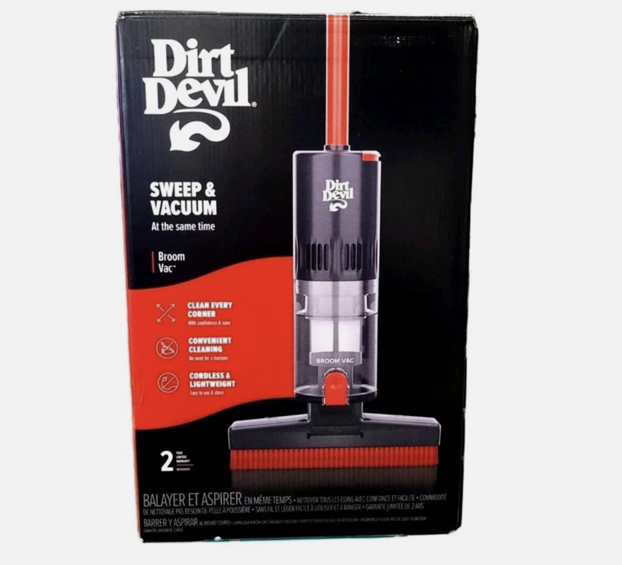 Aspiradora Inalámbrica Dirt Devil Bd45000v Escoba Recargable Negro 2