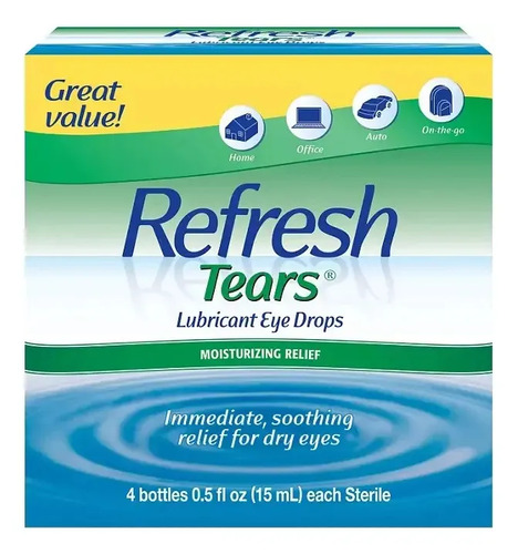 Refresh Lubricant Eye Drops 4-0.5oz bottles & 1-0.17oz bottles 3