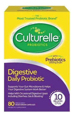 Culturelle Probiotics Digestive Daily Probiotic 80 Cápsulas