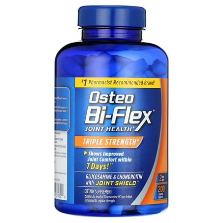 Osteo Bi-flex Triple Strength 200 Caps Glucosamina Usa Sin Sabor