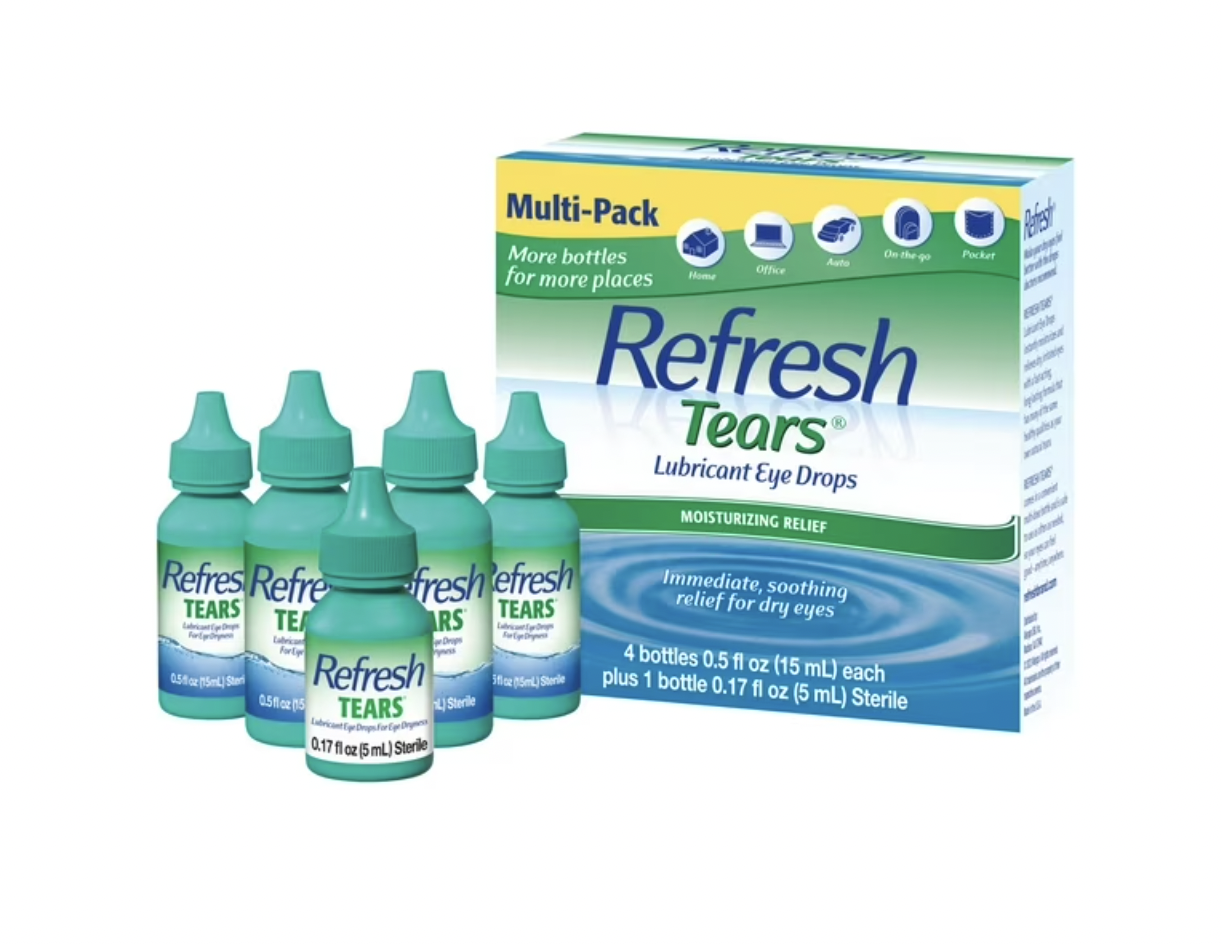 Refresh Lubricant Eye Drops 4-0.5oz bottles & 1-0.17oz bottles 2