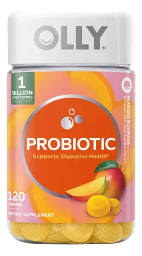 Probióticos Olly Gomitas Salud Digestiva Mango 120 Gomitas Mango
