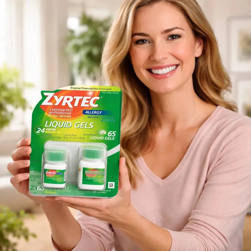 Zyrtec Allergy 10 mg Liquid Gels 65 Capsules 4