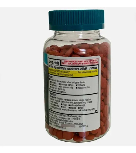 Kirkland Signature Ibuprofeno 200mg 3