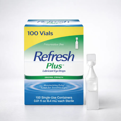 Refresh Plus Gotas Lubricantes Oftálmicas (caja Con 100 Vials) 4