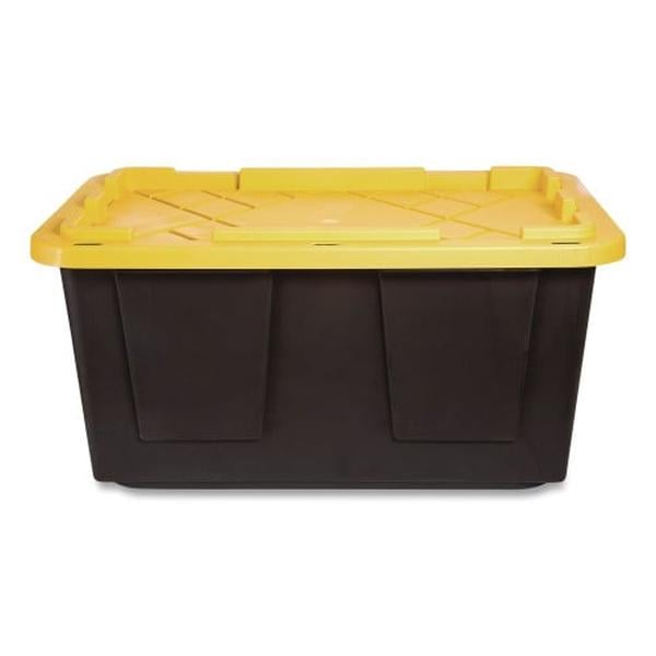 Greenmade Kit de 2 Cajas Plástico Almacenamiento 27 Galones