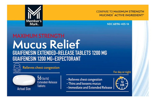 Member's Mark Mucus Relief