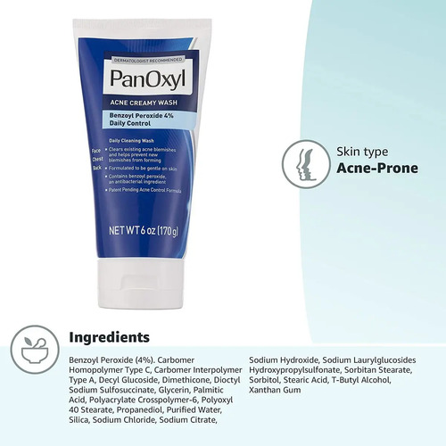 PanOxyl Acne Creamy Wash 4% 5