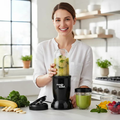Licuadora Personal Magic Bullet Rmbr0404 250w 4 Piezas Negro 3