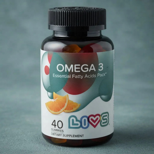 Livs Gomitas De Omega 3 40 Piezas Sabor Naranja Naranja 4